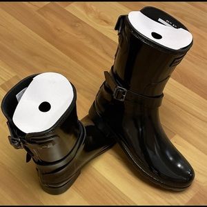 Hunter refined adjustable ankle rain boots